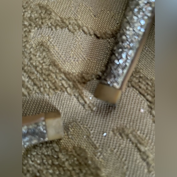 👸🏻Miss America gorgeous silver sparkly glitter platform heels! Worn 4x ✨in box - Picture 7 of 14